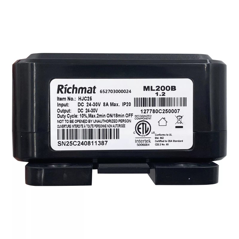 Richmat Model HJC25 Control Box Replacement for Adjustable Bed Base