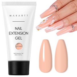 Makartt Poly Nail Gel, 50 ml, Builder Gel, Nail Extension Gel, for Technicians, Starters, DIY Salon, Art Nails