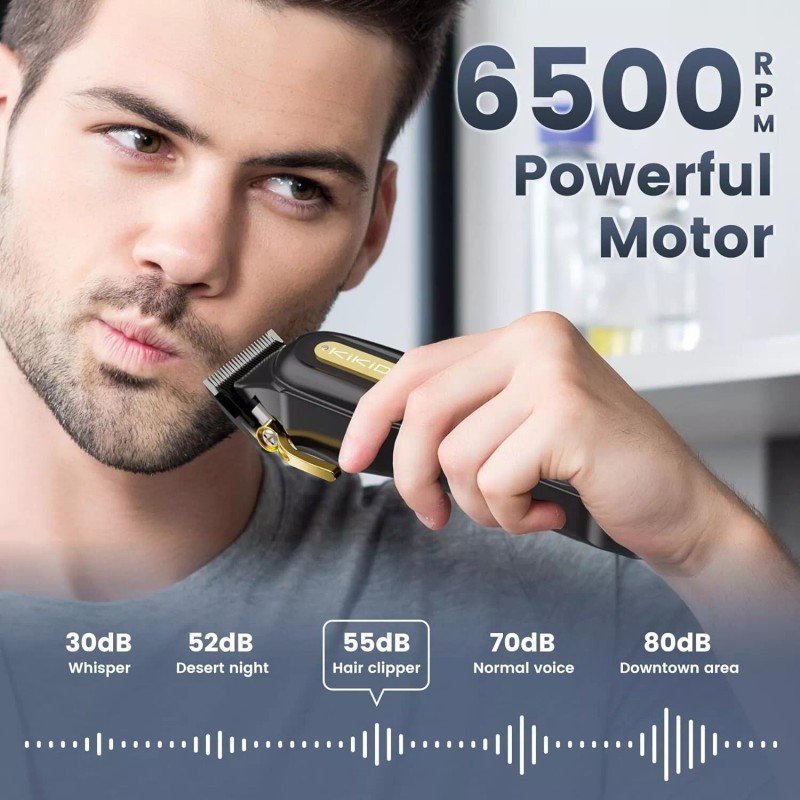 KIKIDO Hair Clippers for Men, Cordless&Corde