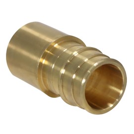 1 Pcs XFITTING Pex A 1 Inch x 1 Inch Male Sweat Adapter, 201-3-7=1XX