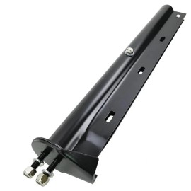 TRUK MAX Pair 1-1/8" Bolt Straight Mud Flap Hanger (Tube Style) Black 30" Light Duty