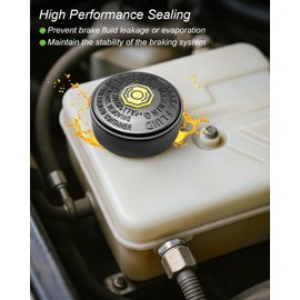 Brake Master Cylinder Fluid Reservoir Cap Fit for Toyota Tacoma Tundra Limited Camry Highlander Sequoia Limited Selica 2000-2011 Lexus ES300h ES350 2013-2018, Replace 47230-48091 47230-20250