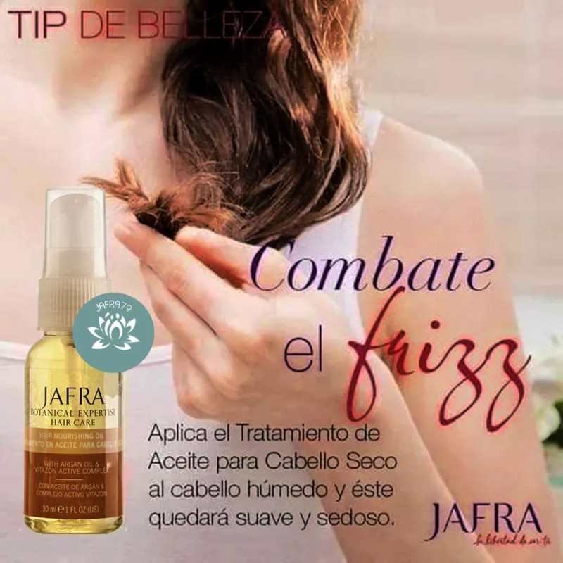Jafra Aceite Argan Cabello Seco Maltratado Jafra Hair Care