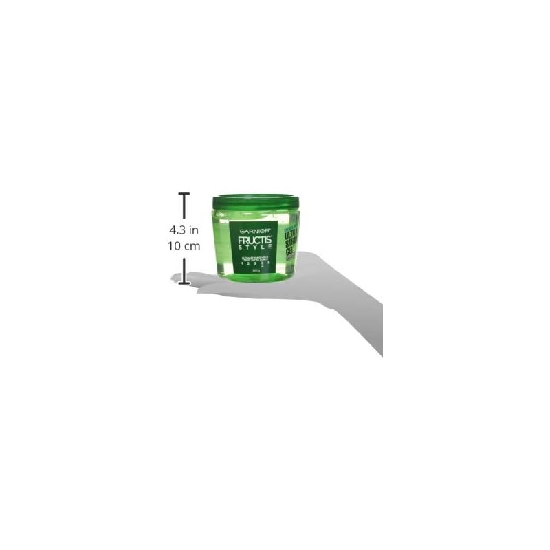 Garnier Fructis Style Ultra Strong Hold Gel, Clean and Fresh,