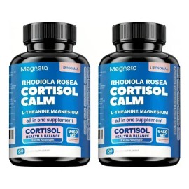 2x Magnesio  Rhodiola Y L-teanina Anti Estrés 60 Caps                                                                                                 