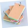 LALAFINA 6 Pack Ring Notepads Portable Memo Pads Binder Ring