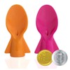 Cherub Baby Universal Reusable Non-Spill Baby Food Pouch Squeeze Spoon