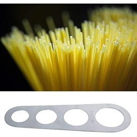 Silver Creative Spaghetti Measurer, Stainless Steel Spaghetti Measurer Measuring Tool Pasta Portion Control Gadgets Portion Cooking Tool for Pasta and Noodles