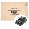 Royal No.5 Typewriter Instruction Manual Antique Vtg 6 7 8