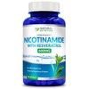 Natural Nicotinamide 600mg with Resveratrol Vitamin B3 - 120 Veggie
