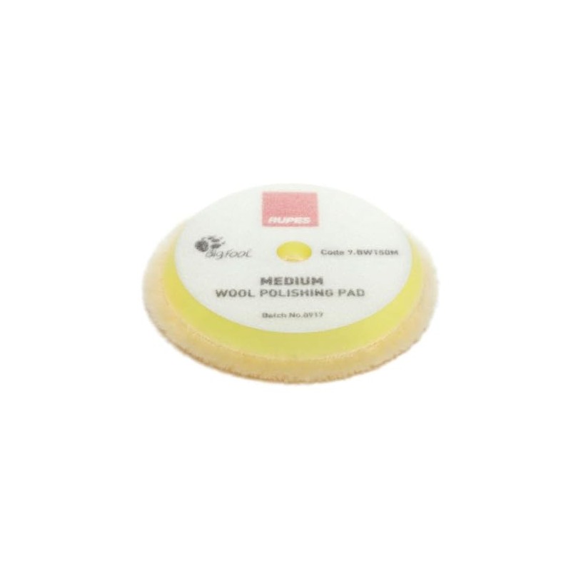 RUPES Bigfoot 9.BW150M Medium Grit Wool Polishing Pad for Use