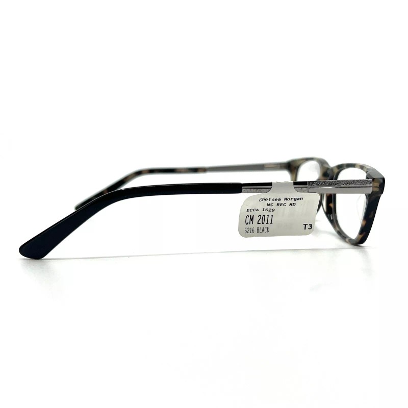 Chelsea Morgan CM 2011 BK Eyeglasses Frames Brown gold Rectangular