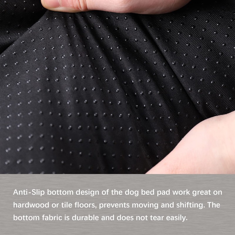 Vonabem Large Dog Bed XL, Washable Dog Crate Pad 42