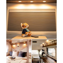 SUPAREE LED Spot 12 V Motorhome 12 Volt LED Lamps Motorhome LED Recessed Spotlight 12 V Motorhome 3000 K 400 LM 3.5 W for Camper Van Caravan Boat Yacht (6 Pieces)