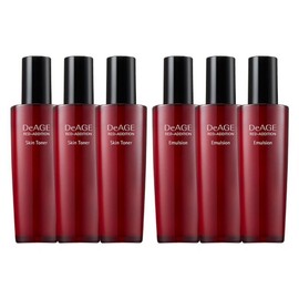 Charmzone The Age Red Edition Basic Duo Set Skin Lotion, 6 Pieces / 참존 디에이지 레드 에디션 기초 듀오세트 스킨 로션, 6개