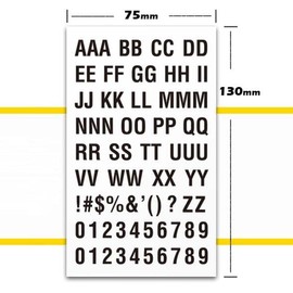 Alfabeto Tatuaje Temporal Pegatina Bloque Letra Tatuaje Falso Diy Nombre Kit De Tatuaje