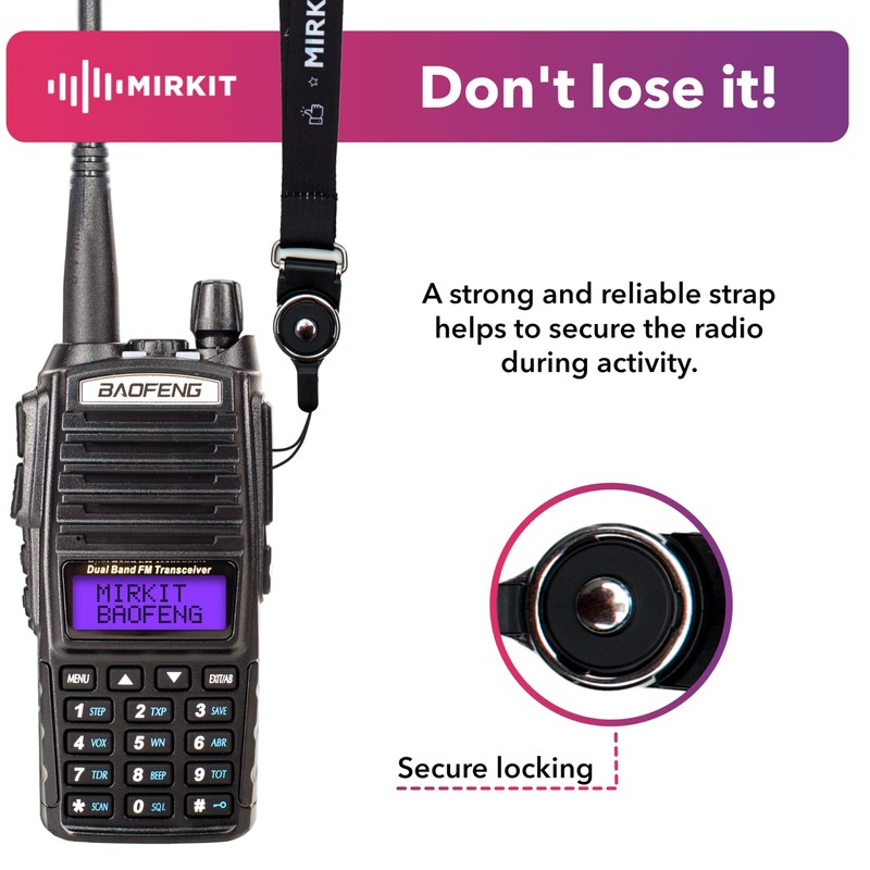 Mirkit Radio Baofeng UV-82 MK3 5 Watt 2800 mAh Li-ion