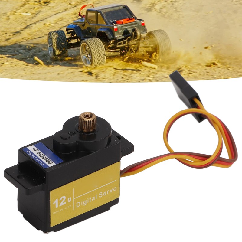 HOBBYFANS Servo 2.2KG Metal Gear Servo with Servo Arm for