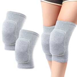 Volleyball Knee Pads, Soft Breathable Thick Sponge Knee Pads Non-Slip Knee Support, Unisex Knee Sleeve Highly Elastic Sports Knee Pads Volleyball Dance Basketball Women Men