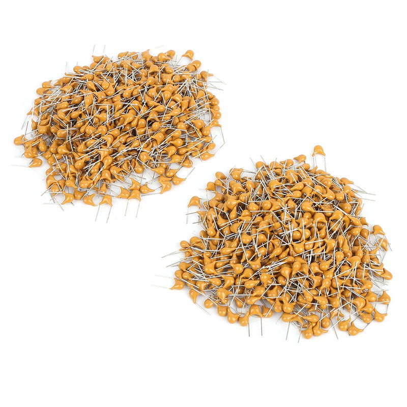 1000Pcs Ceramic Capacitor InLine Monolithic 1UF Pin Pitch 5.08MM DC50V