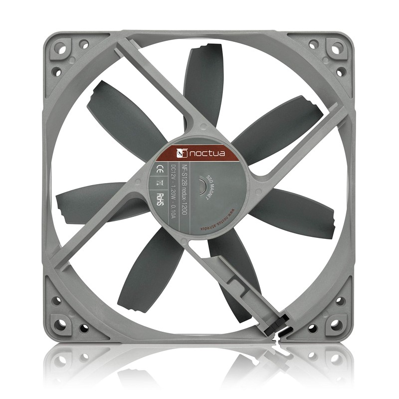 Noctua NF-S12B redux-1200, High Performance Cooling Fan, 3-Pin, 1200 RPM