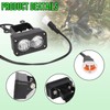motoparty Headlight Kit for Sur-Ron Segway X260, Clear White 6000-6500K