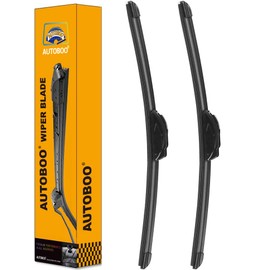 AUTOBOO 22 + 22 Windshield Wipers for F150 2024 2023-2009,Silverado 1500 2024-2019,Sierra 1500 2024-2019,RAM 1500 2018-2011 Original Factory Quality J/U Hook