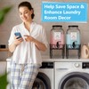 FillTouch 2 Pack 1 Gallon/128 oz Glass Laundry Detergent Dispenser,