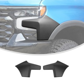 Linskip Side Bumper Headlight & Fender Outer Filler Guard Covers Compatible with Chevolet Silverado 1500 ZR2 2022-2025+, Bumper End Cap Extension Armor for Silverado ZR2 Accessories