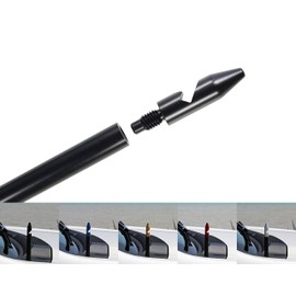 AntennaMastsRus - Made in USA - The Spike is Compatible with Toyota Tacoma (1995-2015) - Black Ammo Antenna with Removable Bottle Opener