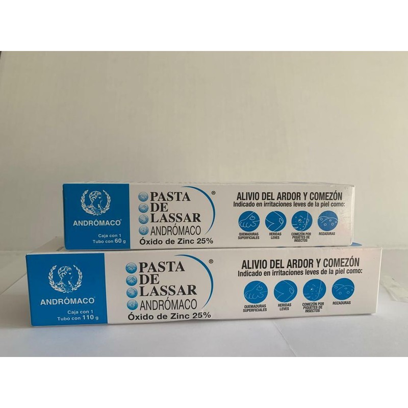 Pack Pasta De Lassar Óxido de Zinc 110g + 60