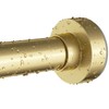 Emlaoe Gold Shower Curtain Rod 34-96 Inches(2.8-8ft) Never Rust Adjustable