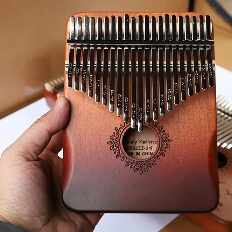 21-Key Kalimba Thumb Piano for Beginners – Portable Wood Finger