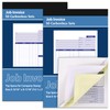 2 Pack Job Invoice Forms, Work Order Forms,5-9/16''x 8-7/16