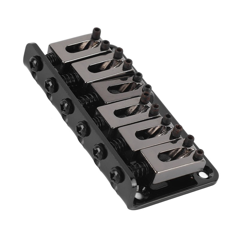 6 String Guitar Bridge Replacement Zinc Alloy Electric Guitar Saddle