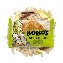 Bobo's Oat Stuff'd Bites, Apple Pie, 1.3 oz Bites (30 Pack Box), Gluten Free Whole Grain Snack, Vegan On-The-Go