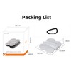 OldPAPA Storage Box with Hooks, Portable Carry Bag for Travel,