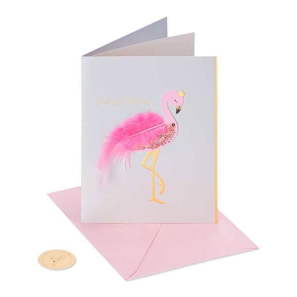 Papyrus Birthday Card (Flamingo)