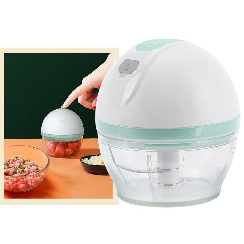 Electric Mini Garlic Chopper Masher Meat Grinder Food Processor Kitchen