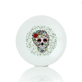 Fiesta 9" Luncheon Plate | SKULL AND VINE - Sugar