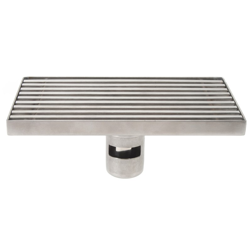 304 Stainless Steel Linear Shower Drain Thickened Lengthened 8 Inch