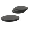 Diatomaceous Earth Coaster, Black, Non-Asbestos Inspected, Water Absorbent, Quick Drying,