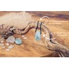 Lebensquelle Plus Aquamarine Teardrop Pendant | Drilled Tumbled Stone Pendant