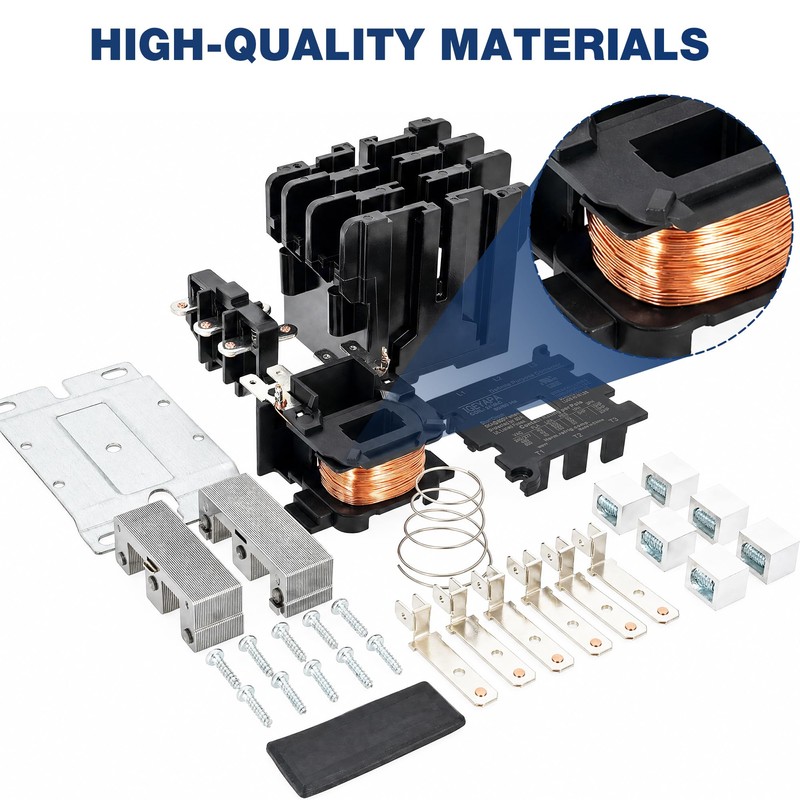 3 Pole 40 Amp Contactor 120VAC Coil, Air Conditioner Condenser