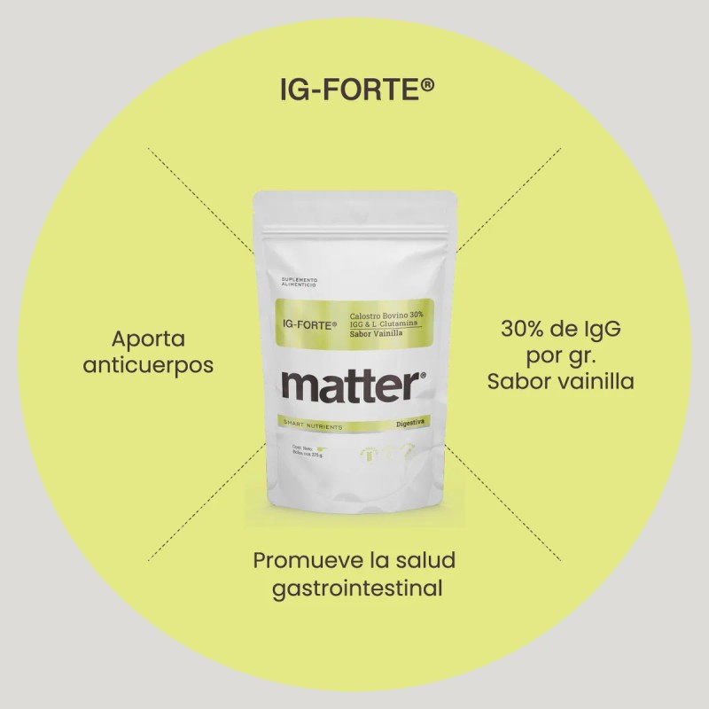 Ig-forte Calostro De Bovino & L-glutamina, Intestinal Sabor Vainilla