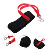 WOONEKY 4 Pcs Ski Glove Lanyard Ski Glove Clips for