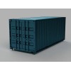 typrhonda (2) - HO Scale 20' Ft Shipping Container -