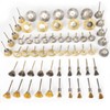 60 Pcs Brass Steel Wire polishing Brush Wire Brush Wheel