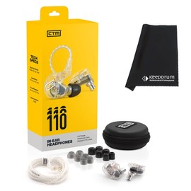 CTM CE110 In-Ear Monitor Headphones + Keepdrum Polishing Cloth