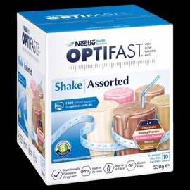 Nestle OPTIFAST VLCD Shakes Asstorted Pack - 10 Pack 53g Sachets